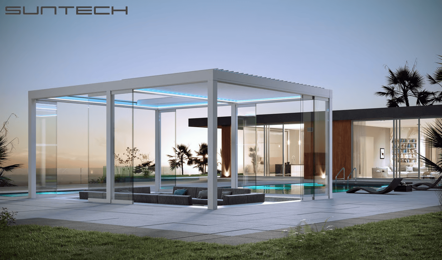 Vorteile der SUNTECH Glasschiebewände